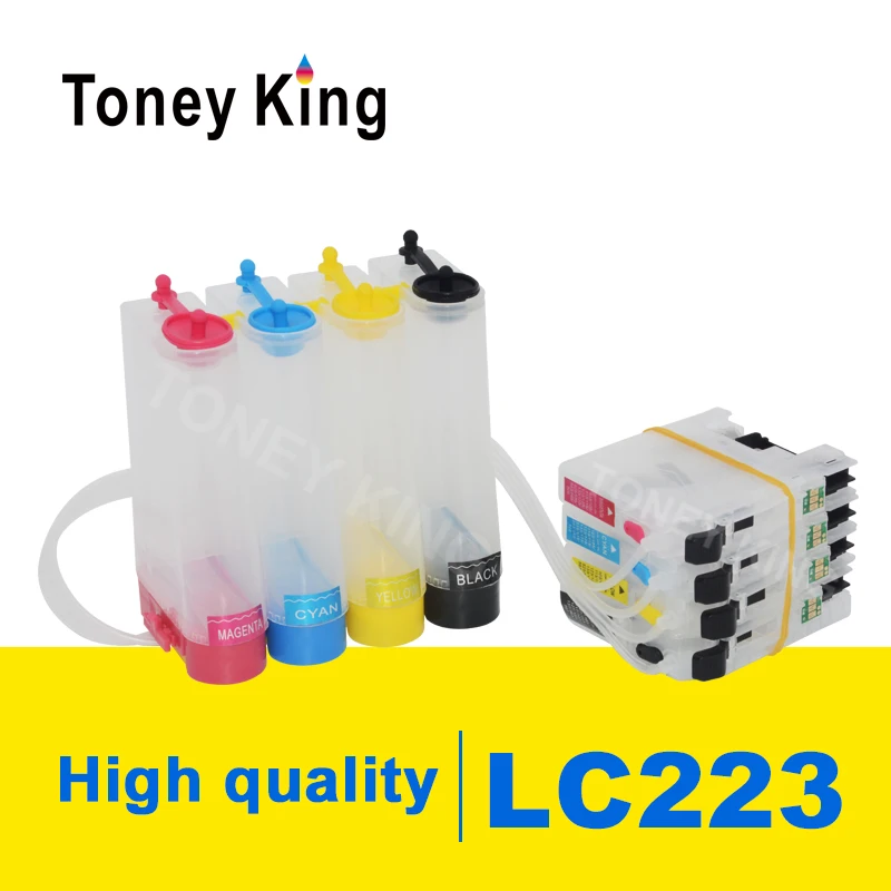 Toney King LC223 СНПЧ система подачи чернил для Brother MFC-J4420DW J4620DW J4625DW J5320DW J5620DW J5625DWJ5720DW J480DW