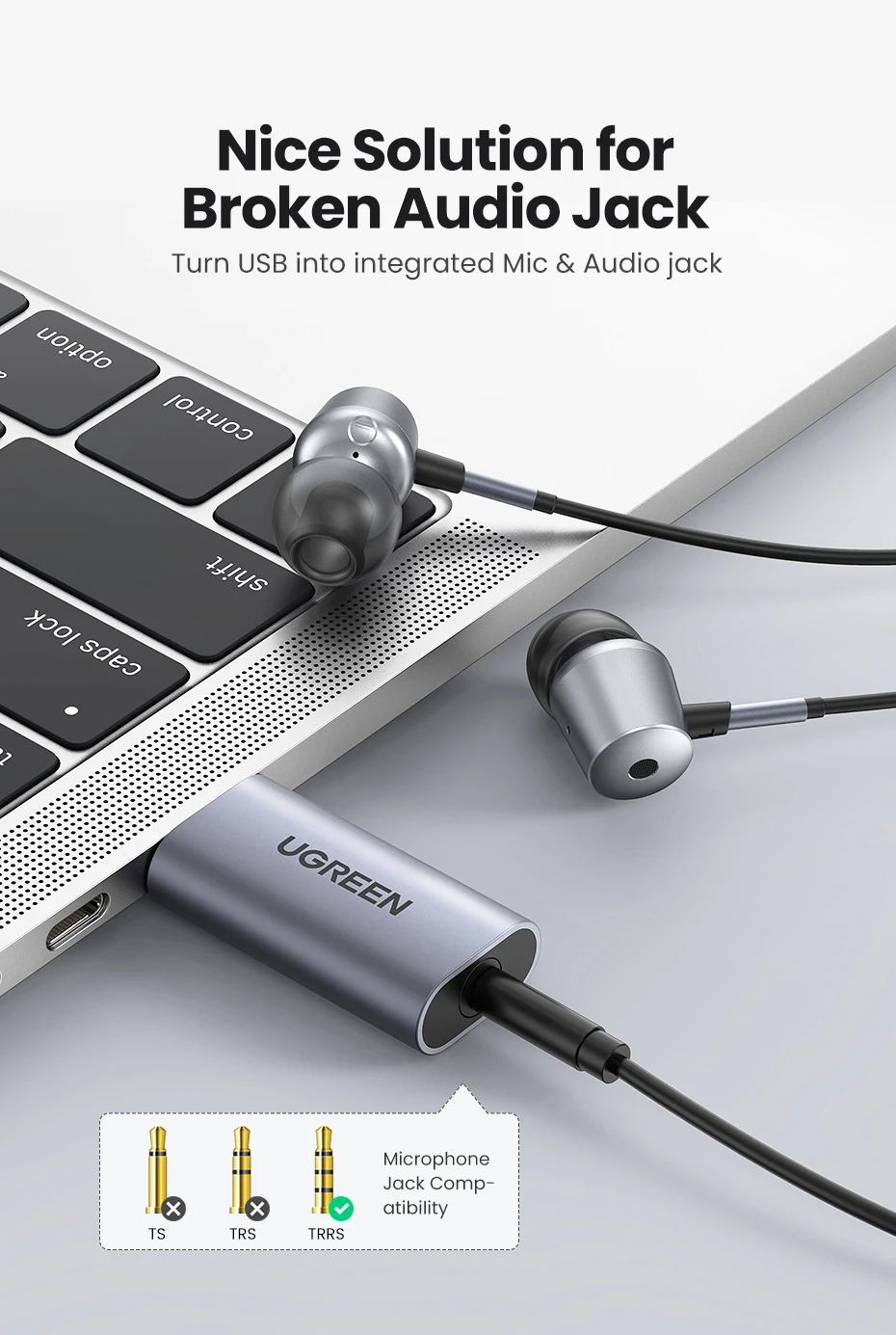 Adaptateur USB Jack TRRS