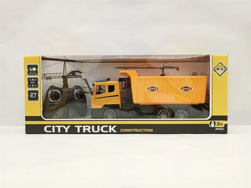 

Remote Control Engineering Vehicle Stone Electric Model Bulldozer Large Scoop Model Car CHILDREN'S Toy Stall Hot Selling