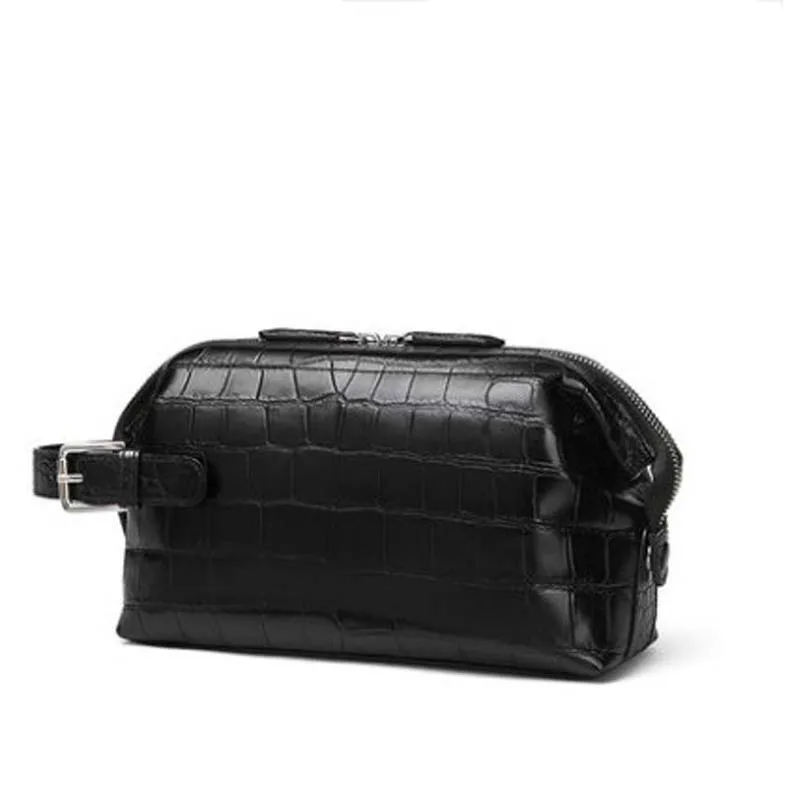 gete Real crocodile clutch bag for men simple handbag with large capacity skin |