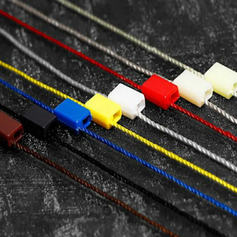 Single Hand Tag Rope Lanyard Hanging Grain Plastic Buckle Label Polyester Rope 1000 PCs/Lot 19120501