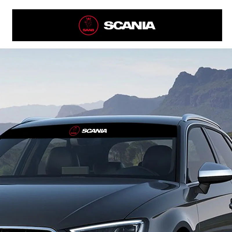 Автомобильная наклейка на переднее и заднее ветровое стекло солнцезащитный