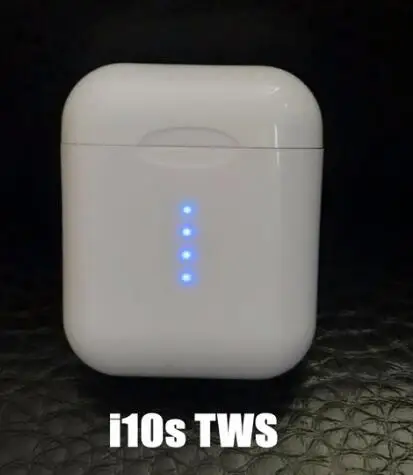 I10 tws i10s tws Беспроводная поддержка зарядки наушники беспроводные наушники Bluetooth 5,0 наушники с сенсорным управлением гарнитура pk w1 i12 i13 - Цвет: i10s
