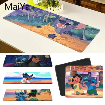 

Maiya Top Quality Cute Lilo Stitch Natural Rubber Gaming mousepad Desk Mat Free Shipping Large Mouse Pad Keyboards Mat