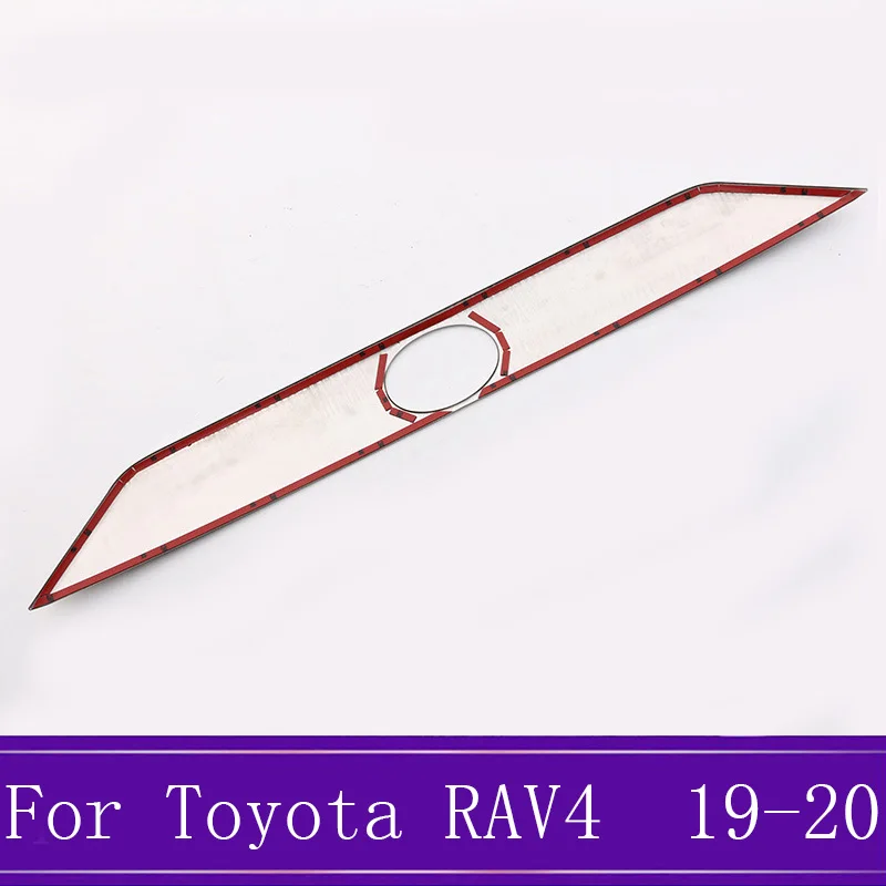 Для Toyota RAV4 AX50 задняя дверь автомобиля задние ворота отделка из нержавеющей стали крышка наклейка внешняя отделка автомобиля украшение аксессуар