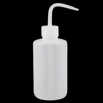 

1pc Plastic 250ml Tattoo Wash Non-Spray Lab Squeeze Bottle With Measurement
