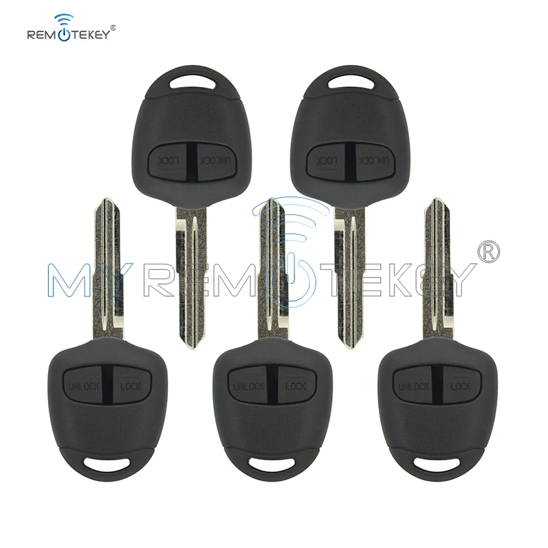 Remtekey 5 шт. ключ крышка для Mitsubishi Outlander Lancer 3 кнопки 2 кнопки дистанционного ключа оболочки чехол MIT11R/L ключ дом - Цвет: 2B R blade