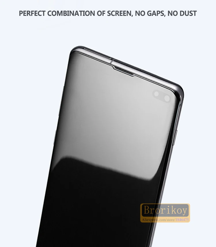 20D Защитная пленка для экрана из закаленного стекла для samsung Galaxy S10 Plus S10e UV жидкая пленка для экрана samsung S10 Plus