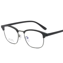 Европа и Америка ретро полная оправа брови TR90 близорукость очки оправа унисекс квадратные простые новые без градусов очки для чтения