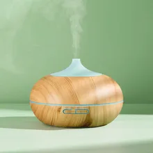 GXDiffuser Timer 400ml Essential Oil Diffuser Ultrasonic Humidifier SPA Portable Aroma Diffuser 7 Color LED Light Air Humidifier