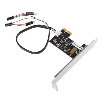 

PCI-E Desktop PC Remote Controller 20m Wireless Restart Switch Turn On Off