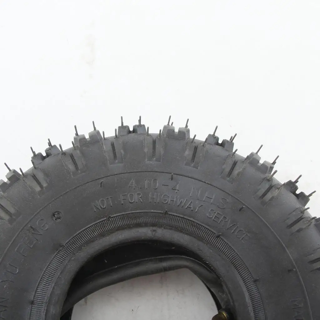 4.10-4 410-4 4.10/3.50-4'' Inner Tube and Tire for Hand Truck, Garden Cart, Snowblower, Lawn Mower, Wheelbarrow and More