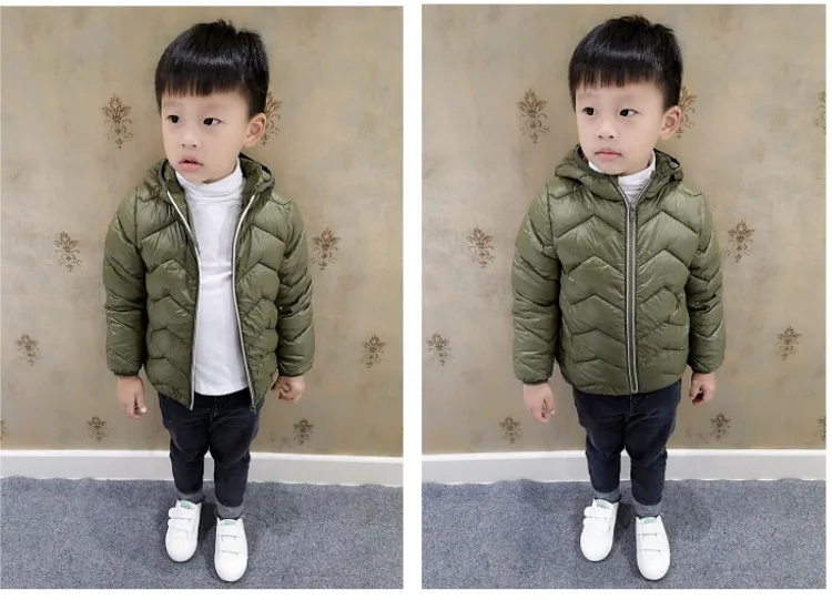 New Boys Girls Jacket Parkas Winter Jacket For Girls Boys Coat Kids Warm Hooded Outerwear Children Clothes