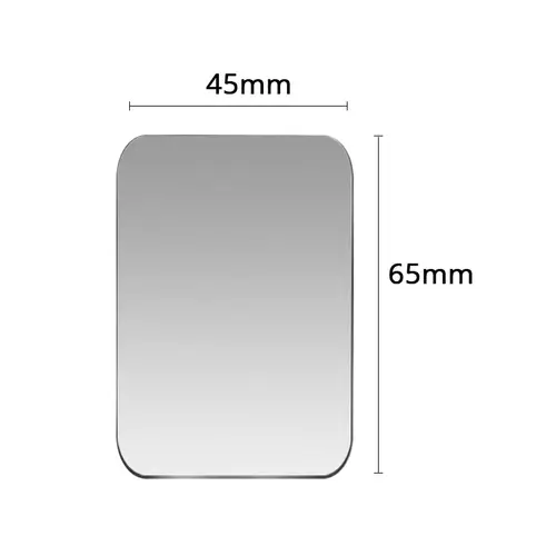 5PCS Car Phone Holder Metal Plate Magnetic Holder Round Square Sticker iron Sheet for Mobile Tablet Magnet Disk Desk Car Stand - Image 12
