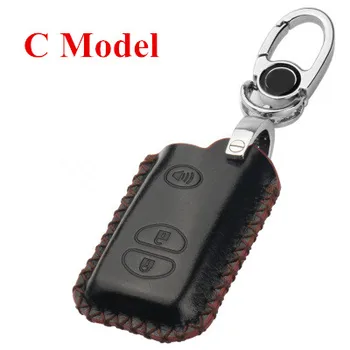 

Good quality! Custom special car key cover for Toyota Land Cruiser Prado 2020-2004 durable genuine Leather car key case