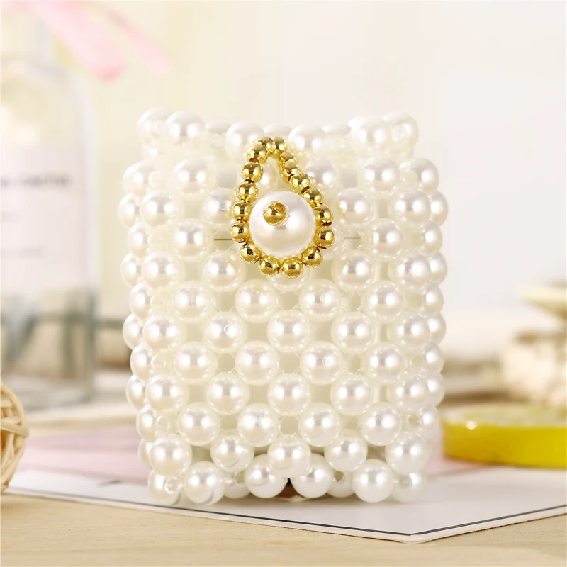 Handmade Shiny Pearl Cover For Airpods 1 2 Bag Case Girly Wireless Bluetooth Earphone Cover For Airpods 1 2 Heatset Charging Box (5)