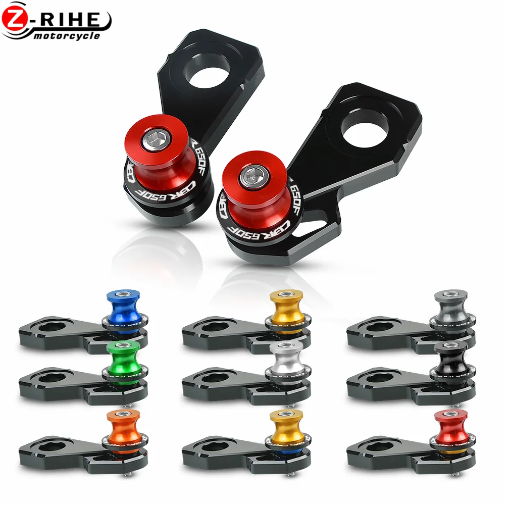

Motorcycle Accessories aluminum Cotton Reels Rear Wheel Axle Stand Pick Up Hook Set parts for Honda CBR650F CBR 650 F 2014-2018