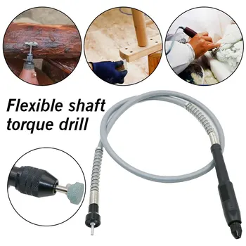 

6mm Rotary Angle Grinder Tool Flex Flexible Shaft Fits + 0.3-6.5mm Handpiece For Electric Drill Dremel Rotary Tool Accessories