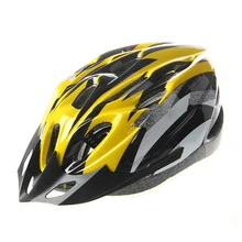 Желтый черный горный шоссейный велосипед Велоспорт безопасность унисекс шлем+ козырек L