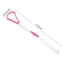 1PC Tongue Scraper Clean Oral Hygiene Dental Care Freshener Cleaner Brush Tool F42B