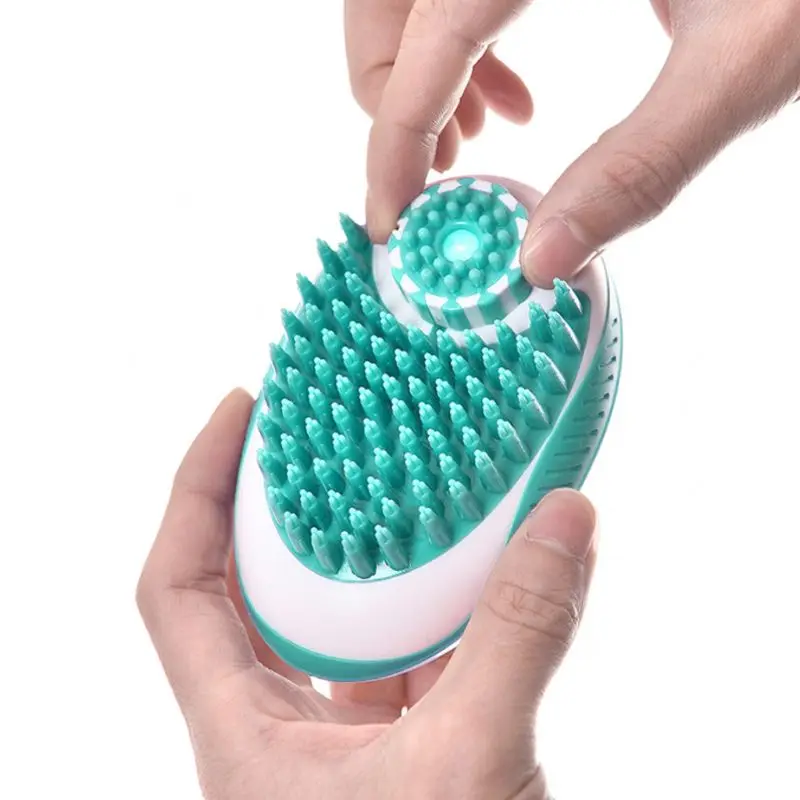 Щетка для купания домашних животных Простая душевая кабина массажные щетки Расческа для удаления волос собаки кошки домашние животные для ухода и чистки инструмент