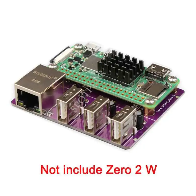 Raspberry Pi Zero 2 W USB to RJ45 HUB Ethernet or USB to RJ45 HUB with case for Pi0 and Pi0 2W