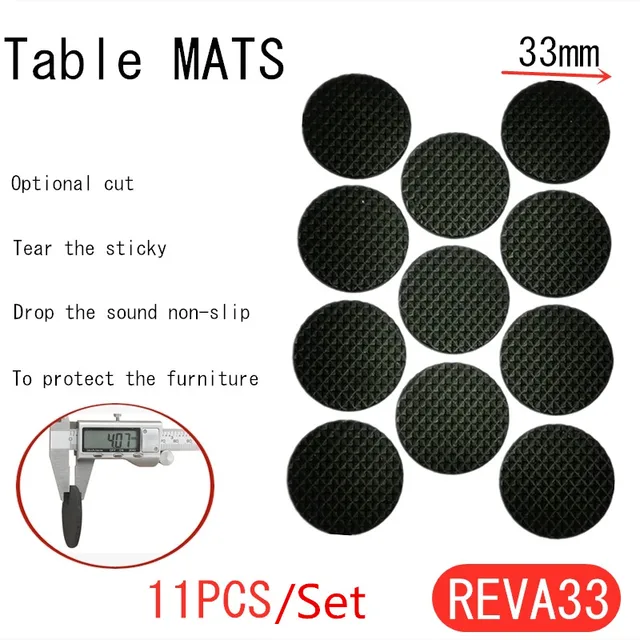 Furniture Chair Leg Pads Soft Thickening Bumper Self Adhesive Anti Slip Mat Damper For Table Protector Hardware 1/2/6/15/24PCS REVA33