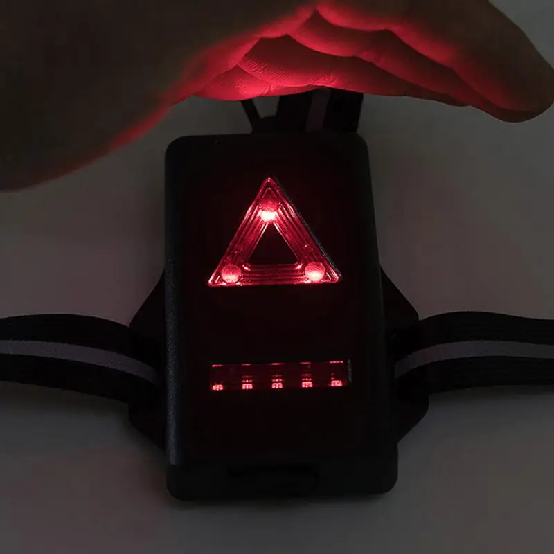 Ночных пробежек светильник USB Перезаряжаемые прочный премьер-прочная бег светильник вспышки светильник хвост светильник тела фонарь для ночного бегун