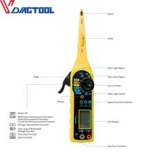 VDIAGTOOL автоматический Пробник цепей, мультиметр с лампой автомобильные электрические мультиметровые тестовые Инструменты Аксессуары для ремонта автомобилей
