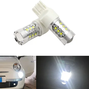 

2pcs Xenon White High Power 80W LED Bulbs for Fiat 500 500L 2009-2018 Daytime Running Light