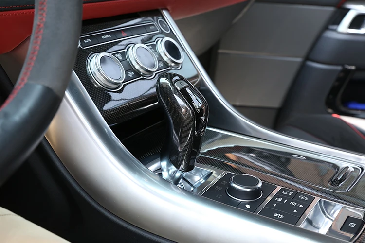 Настоящая карбоновая автомобильная коробка скоростей крышка головки волокна для Range Rover Sport- для Jaguar E-PAC EPACE аксессуары