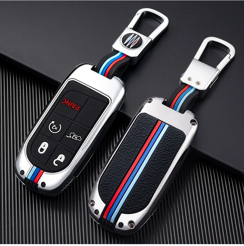 2 3 4 5 pulsanti portachiavi remoto per Dodge Charger Challenger Durango Journey Jeep Grand Cherokee Renegade Fiat Freemont - He756618f71c44b61841d5c51340b6985y