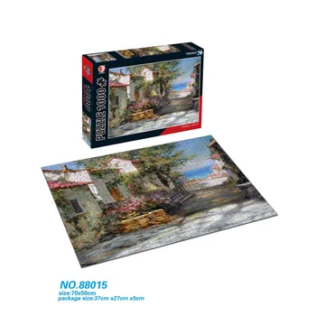 

1000Pcs 70 X 50cm Paper Jigsaw Puzzle Decompression Educational Toys For Adults Kids Wholesale - Street Scenery