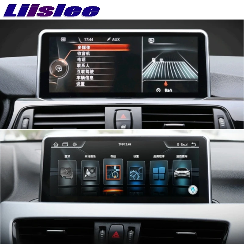 Cheap LiisLee For BMW 1 Series F20 F21 2011~2019 For CIC NBT Evo CarPlay TPMS Car Multimedia Player GPS Audio Radio Navigation NAVI 4