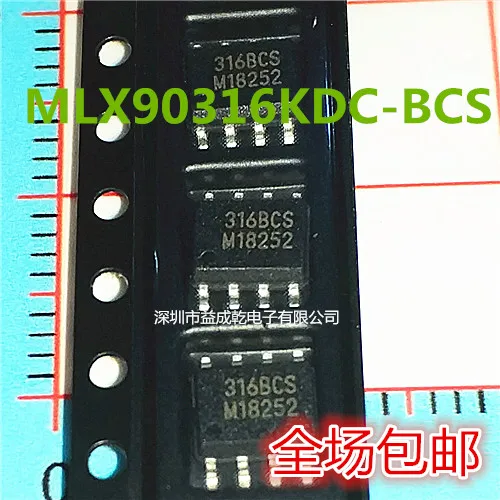 Spedizione Gratuita Mlx90316Ldc-Bcs-000-Re Mlx90316Ldc-Bcs Sop8 Ic 10 Pz