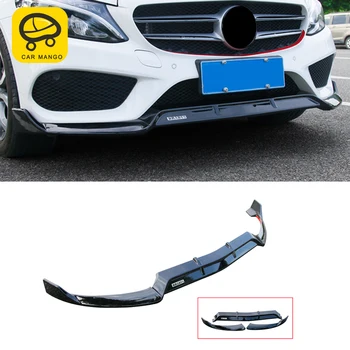 

CarManGo for Mercedes Benz C Class W205 2016-2019 Car Front Bumper Fender Protector Cover Trim Frame Sticker Exterior Accessory
