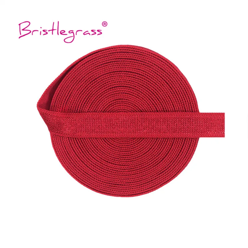 Bristlegrass Elastic Band, Wide Elastic for Sewing, Elastic Strap 5/8 Inch  2 Yard Nude Fold Over Elastic Tie Bra Strap Dress Elastic for Sewing