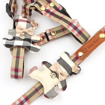 

dog harness dog leash chihuahua pitbull teddy dog French Bulldog dog accessories for small medium dogs S M L collar leash set