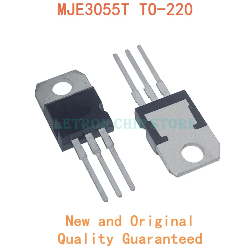 10 шт./лот MJE3055T MJE3055 3055 TO-220 транзисторы оригинальные и новые | Электронные