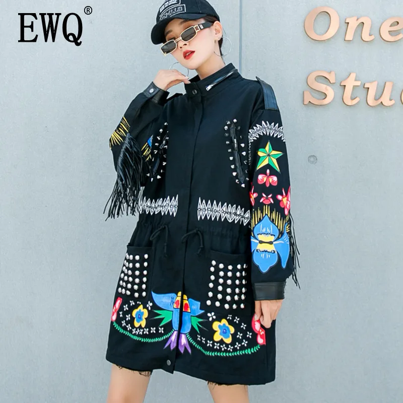 [EWQ] 2020 Spring Autumn New Patchwork Full Sleeve