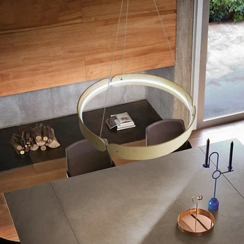 

Modern Living Room Pendant Lights LED Loft Decor Wood Art New Chinese Bedroom Study Restaurant De Lustre Suspension Dining Room