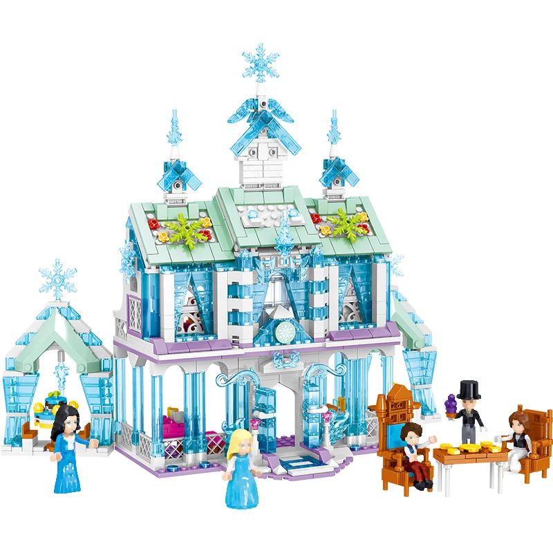 Друзья принцесса дворец зимний Волшебный дом Playmobil лед снег Мечта Замок