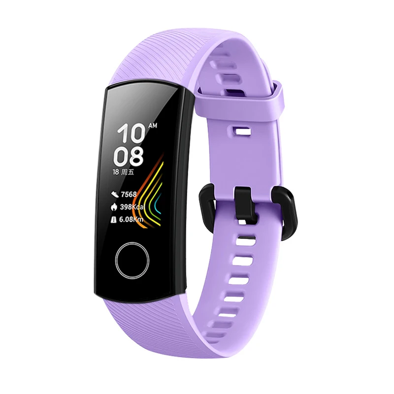 Silicone Wrist Strap For Huawei Honor Band 5 Sports Bracelet Strap For Huawei Honor Band 5 Band 4 Standard Version Accessories