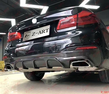 

2017-2020 Z-ART for G30 carbon fiber rear diffuser for BMW G30 carbon fiber rear lip for BMW 5 series carbon fiber rear chin