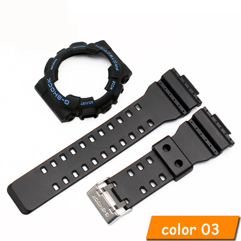 For Casio G-SHOCK GA-110 GA-100 GD-120 Rubber Sports Strap Modification Accessories, Including Case and Strap Adapter
