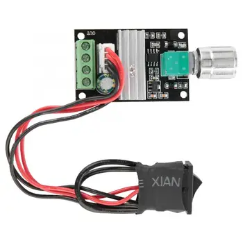 

DC 6-28V 3A PWM DC Regulator Speed Electric Motor Controller with Switch Function Regulator Speed Motor