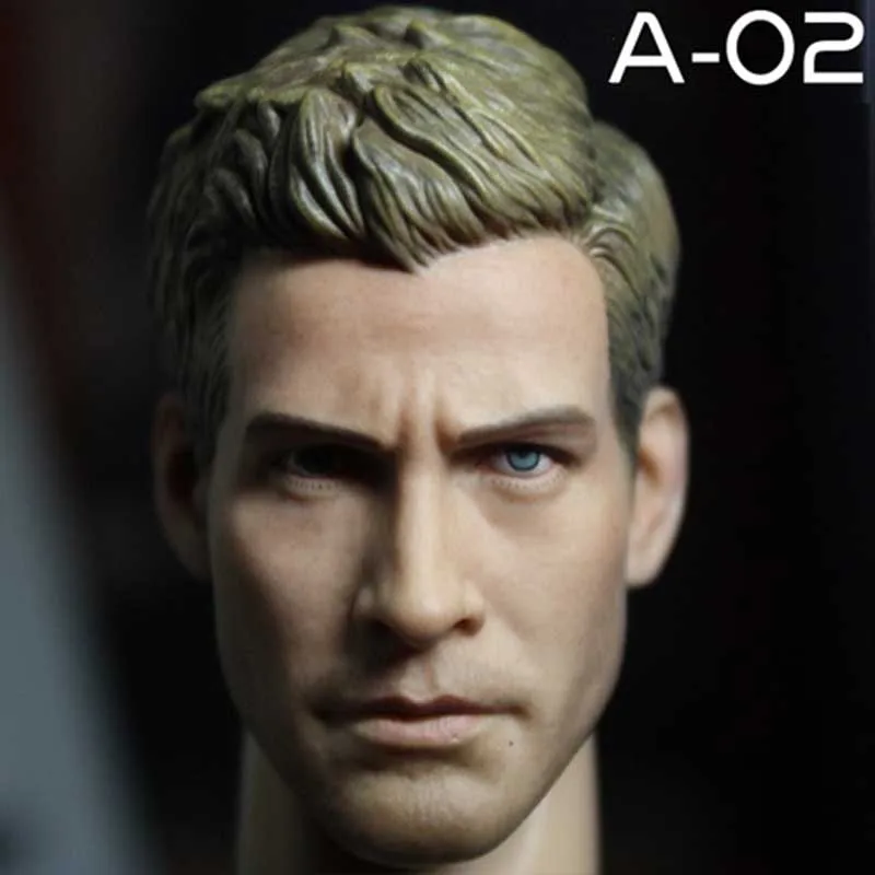 

1/6 Scale Soldiers accessories Jack Jihaluner Head Sculpt Carving Headplay A02 For 12" Phicen HT TTL Toys Doll Action Figure