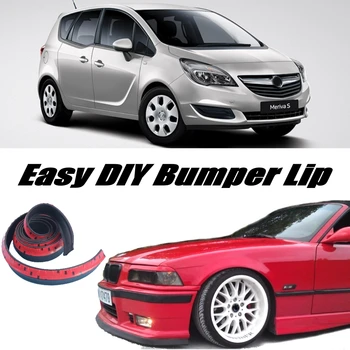 

NOVOVISU Bumper Lip Deflector Lips For Vauxhall Meriva A B Front Spoiler Skirt For Car Tuning / Body Kit / Strip