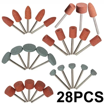 

28pcs/Set High Quality Stone Grinding Stone Wheel Head Column-shape Bullet-shap abrasive tools