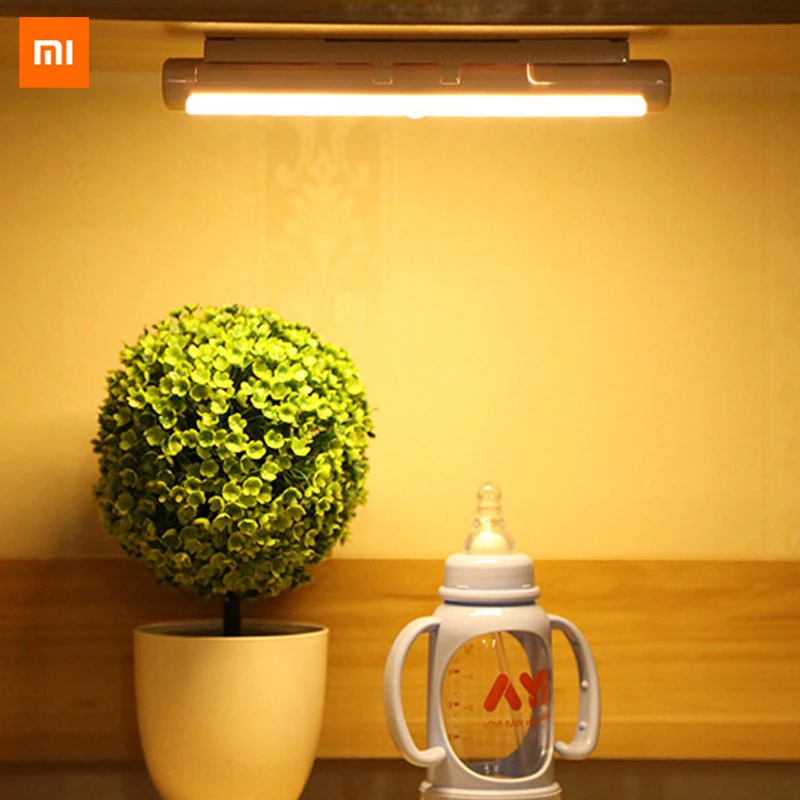 

Xiaomi PGG Rectangular fashionable bar-shaped induction lamp cabinet wardrobe lamp with hook human body induction lamp LED